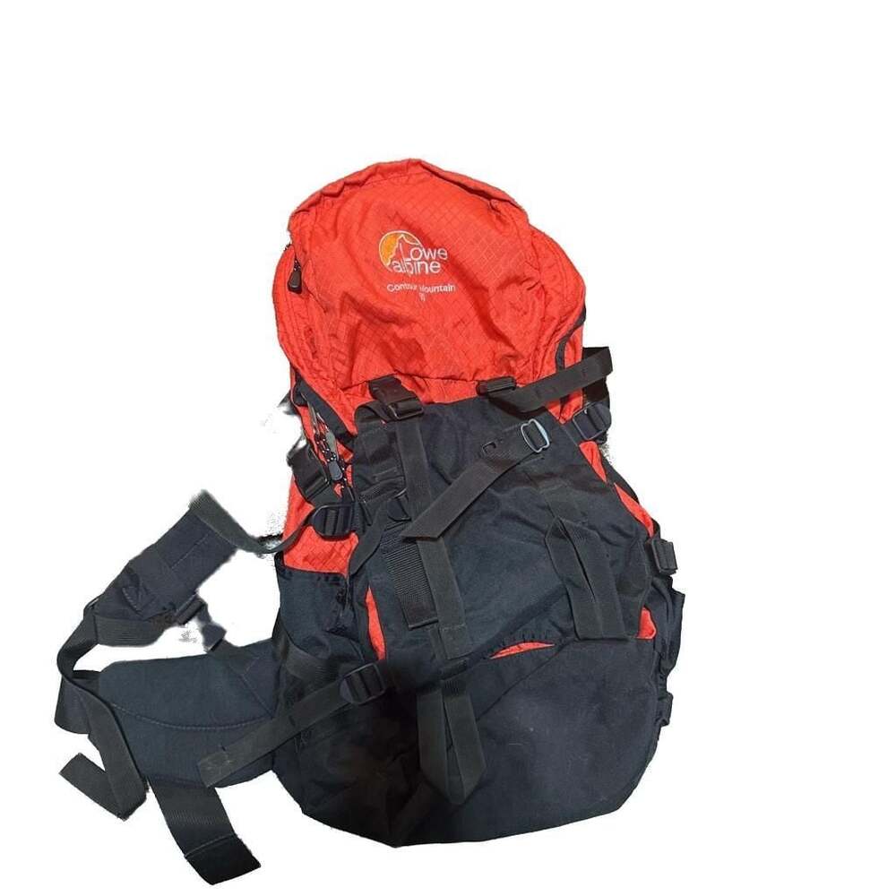 Lowe Alpine Sirocco II Hiking Trailing Backpack Black Red